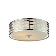 Z-Lite 328F16-CH - 3 Light Flush