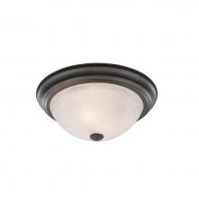 Z-Lite 4001F11-AL-BRZ - 2 Light Flush