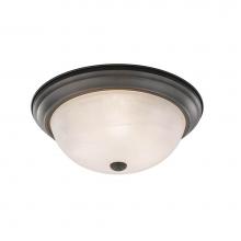 Z-Lite 4001F15-AL-BRZ - 3 Light Flush