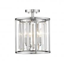 Z-Lite 439SF12-CH - 3 Light Semi Flush