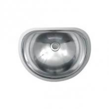 Ukinox V390 - Oval 15.5'' Vanity Sink