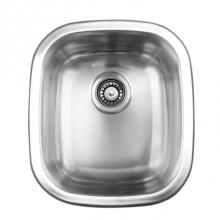 Ukinox UN376 - Single Bowl 15'' Dual Mount