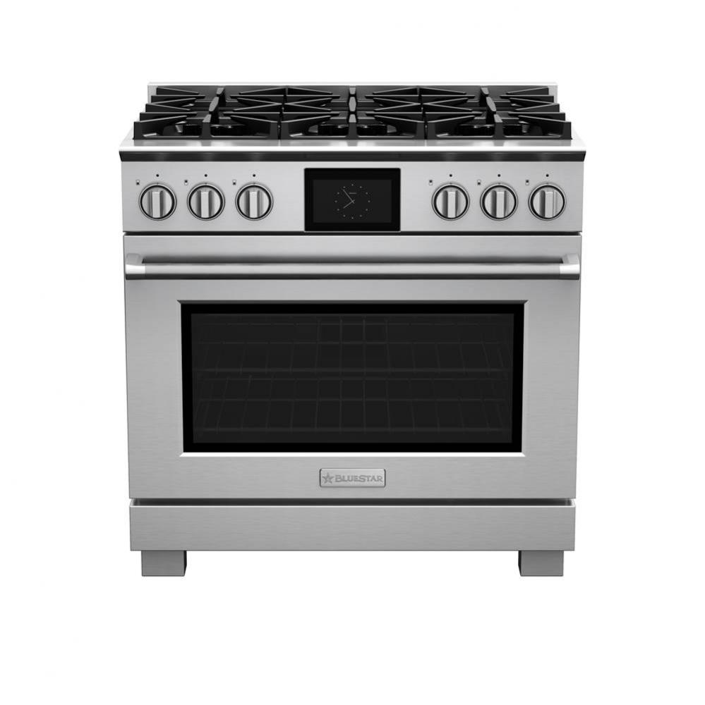 36'' Dual Fuel Range (6) Burners