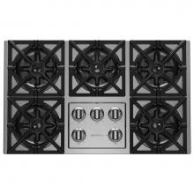 BlueStar RBCT365BSSV2L - 36'' Drop-In Gas Cooktop - (5) Burners