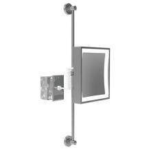 Baci Mirrors BSR-207-CHR - Baci Senior Rectangular Wall Mirror With Slide Bar 5X