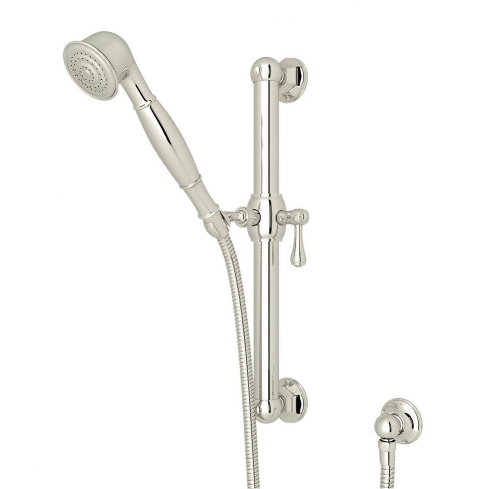 Handshower Set With 24'' Grab Bar and Single Function Handshower