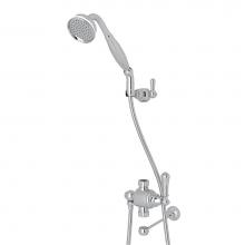 Perrin & Rowe U.5783NAPC - Riser Diverter With Handshower, Hose, And Parking Bracket