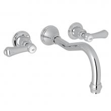 Perrin & Rowe U.3783LSP-APC/TO - Georgian Era™ Wall Mount Tub Filler