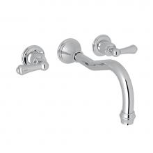 Perrin & Rowe U.3783LS-APC/TO - Georgian Era™ Wall Mount Tub Filler