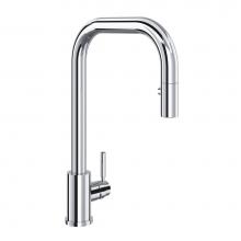 Perrin & Rowe U.4046L-APC-2 - Holborn™ Pull-Down Kitchen Faucet With U-Spout