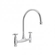 Perrin & Rowe U.4790X-APC-2 - Georgian Era™ Bridge Kitchen Faucet