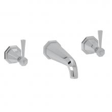 Perrin & Rowe U.3178LS-APC/TO - Deco™ Wall Mount Tub Filler