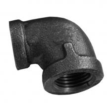 Jones Stephens B2350306 - 1-1/2 X 1/2 REDUCING 90 DEG ELBOW BLACK