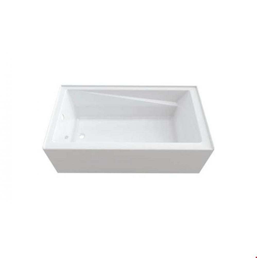 AZEA bathtub 32x60 AFR with Tiling Flange and Skirt, Right drain,Activ-Air, Bone