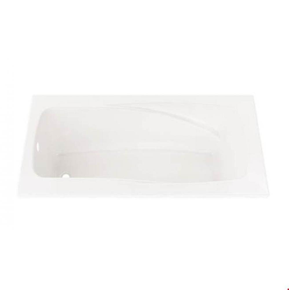 VELONA bathtub 32x66 with Tiling Flange, Left drain, Activ-Air, Bone