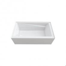 Neptune Entrepreneur E15.19012.550010.12 - AZEA bathtub 32x60 AFR with Tiling Flange and Skirt, Left drain, Activ-Air, Bone