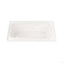 Neptune Entrepreneur E15.16710.400010.12 - JUNA bathtub 30x60 with Tiling Flange, Right drain, Activ-Air, Bone