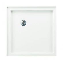 Neptune Entrepreneur 21.16336.2070.12 - ZEN Leak-barrier shower base 36x36, with Tiling flange (2 sides), Bone